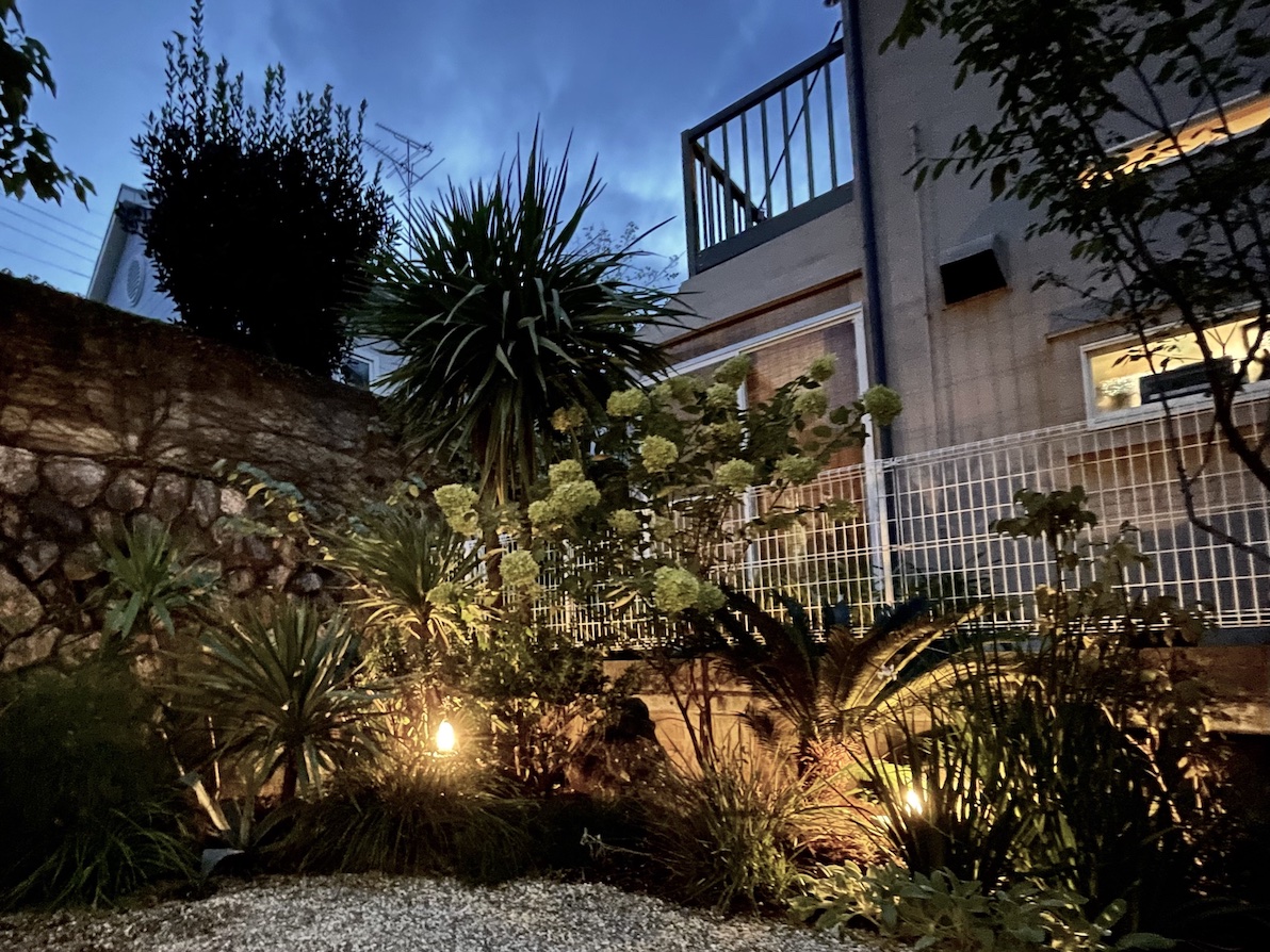 宝塚 タイルテラス ガーデン ライティング