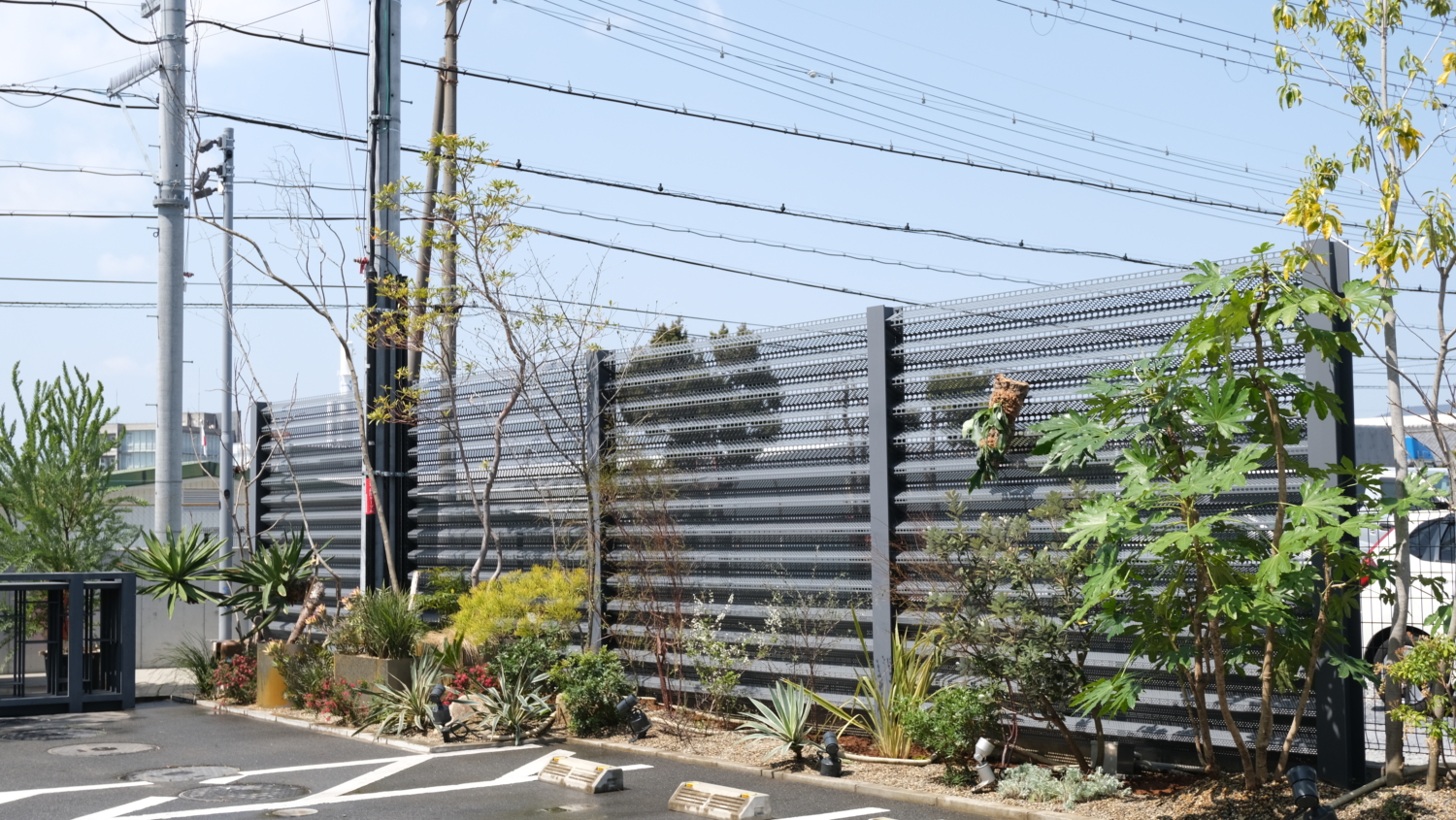 コールテン鋼　ガーデンデザイン　オフィス緑化